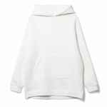 Худи унисекс оверсайз EASY STREET, молочно-белое, размер M/L