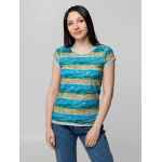 Футболка женская RAYET LADY двусторонняя, голубой/зеленый, размер S