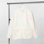 Куртка унисекс OBLAKO, молочно-белая, размер ХS/S