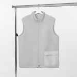 Жилет унисекс OBLAKO, светло-серый, размер M/L