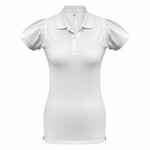 Рубашка поло женская HEAVYMILL белая, размер S