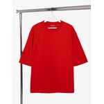 Футболка оверсайз унисекс KOSMOS 2.0, красная, размер XL/XXL