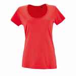 Футболка женская METROPOLITAN розовая (коралловая), размер XXL