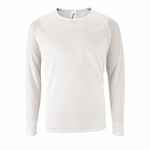 Футболка с длинным рукавом SPORTY LSL MEN белая, размер XXL
