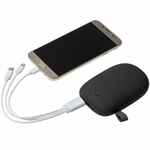 Внешний аккумулятор PEBBLE 7800 мАч, черный