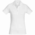 Рубашка поло женская SAFRAN TIMELESS белая, размер XXL