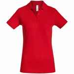 Рубашка поло женская SAFRAN TIMELESS красная, размер S