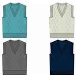 Жилет оверсайз на заказ TRICKSY TERRA GRAND, акрил, размер L/XL