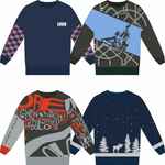 Свитер оверсайз на заказ TRICKSY NET, акрил, размер L/XL