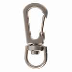 Застежка-карабин SNAP HOOK, S, серебристая