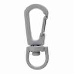 Застежка-карабин SNAP HOOK, S, серая