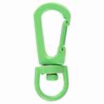 Застежка-карабин SNAP HOOK, S, зеленый неон
