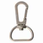 Застежка-карабин SNAP HOOK, M, серебристая