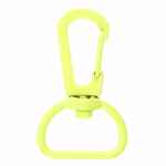 Застежка-карабин SNAP HOOK, M, желтый неон