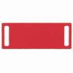 Шильдик металлический KOVA, красный