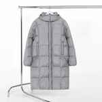 Пуховик унисекс KAPSULA, серый, размер M/L