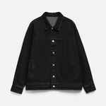 Куртка джинсовая O1, черная, размер M/L