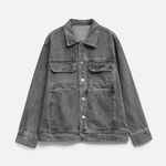 Куртка джинсовая O2, серая, размер M/L