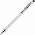 Ручка шариковая POINTER SOFT TOUCH со стилусом, белая