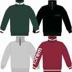 Олимпийка SPORT STYLE на заказ, полушерсть, размер XL