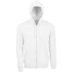 Толстовка унисекс STONE, белая, размер XS