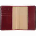 Обложка для паспорта SIGNATURE, бордовая