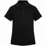 Рубашка поло детская VIRMA KIDS, черная, 12 лет