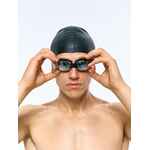 Очки для плавания зеркальные UNDERWATER, черные