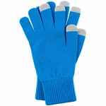 Перчатки сенсорные URBAN FLOW, ярко-голубые, размер L/XL