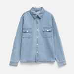 Куртка джинсовая O3, голубая, размер M/L