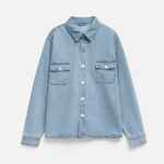 Куртка джинсовая O3, голубая, размер M/L