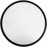 Плакетка PLAQUE, круглая, венге с серебристой пластиной