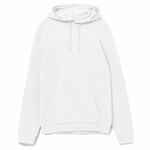 Толстовка с капюшоном унисекс HOODIE, белая, размер XS
