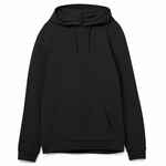 Толстовка с капюшоном унисекс HOODIE, черная, размер XS
