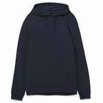 Толстовка с капюшоном унисекс HOODIE, темно-синяя, размер XS