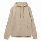 Толстовка с капюшоном унисекс HOODIE, бежевая, размер XS