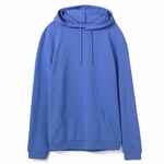 Толстовка с капюшоном унисекс HOODIE, ярко-синий меланж, размер 3XL