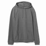 Толстовка с капюшоном унисекс HOODIE, серая (стальная), размер XS