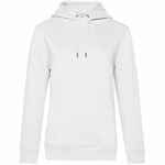 Толстовка с капюшоном женская QUEEN, белая, размер S