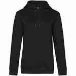 Толстовка с капюшоном женская QUEEN, черная, размер S