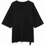 Джемпер с коротким рукавом SILUETTI VOLUMICA, черный, размер M/L