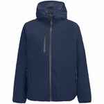 Куртка софтшелл с капюшоном мужская FALCON MEN, синяя, размер XL