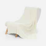 Плед TRESSA, белый (молочный)