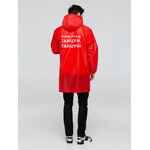 Дождевик «Плащ, плащ», красный, размер XL
