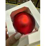 Оформительский шар FINERY, 10 см, матовый красный