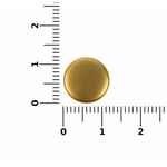 Кнопка CLAVIS, M, золотистая