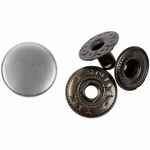 Кнопка CLAVIS, M, серебристая