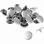 Кнопка CLAVIS, M, серебристая