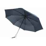 Зонт складной FIBER, темно-синий