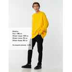 Джемпер оверсайз унисекс STATED в сумке, желтый, размер L/XL